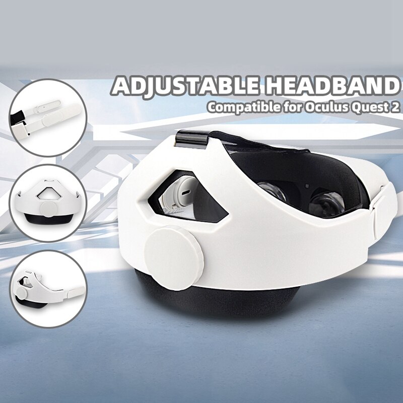 Adjustable Headband for Oculus Quest 2 VR Support to Improve Comfort Virtual Reality VR Accessories Replacement Headband