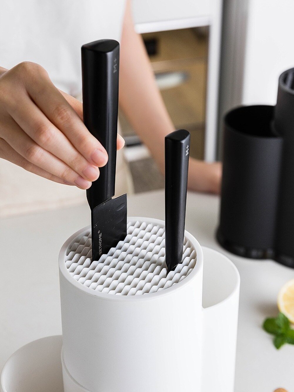 Multifunctionele pp messenhouder snijplank keukenbenodigdheden messenhouder multifunctionele opbergbox servies  zm917