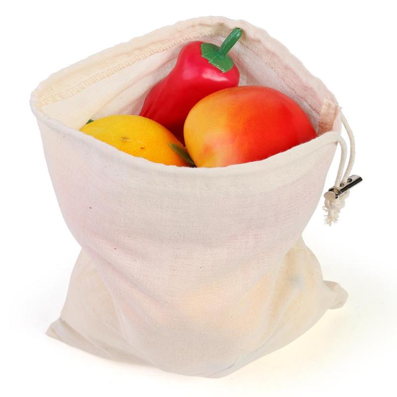 Boodschappentassen mesh groente- en fruitzakken reinigbaar duurzaam opvouwbaar herbruikbaar keuken organizer etui speelgoed opbergzak mesh tas