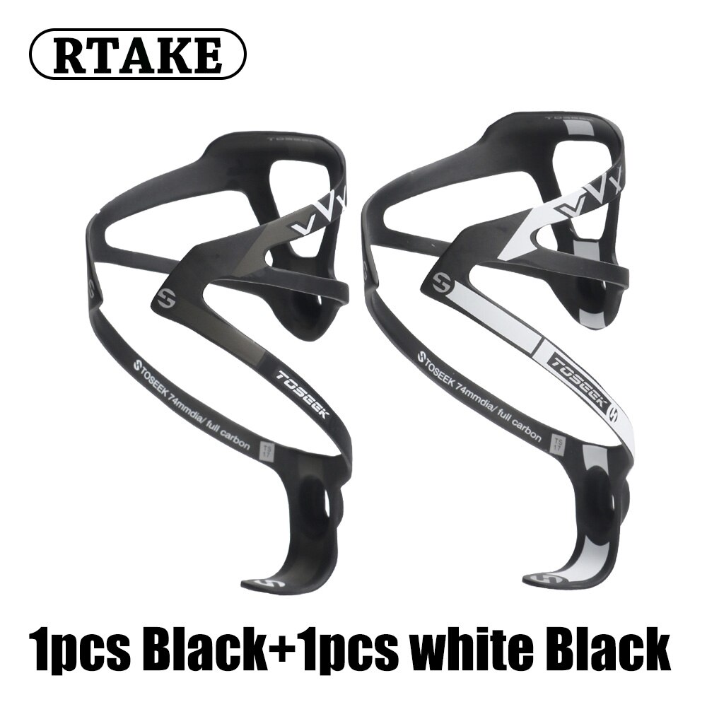 Toseek xxx/rxl kolfiberbur svart ud bur kolfiber cykeltillbehör: 2pc