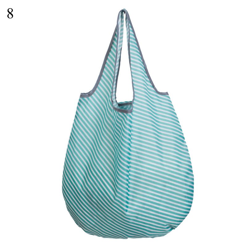 Opvouwbare tas nylon boodschappentas opvouwbare tas herbruikbare tas grote eco-tas boodschappentas milieuvriendelijke tas tote herbruikbare boodschappentas: 8