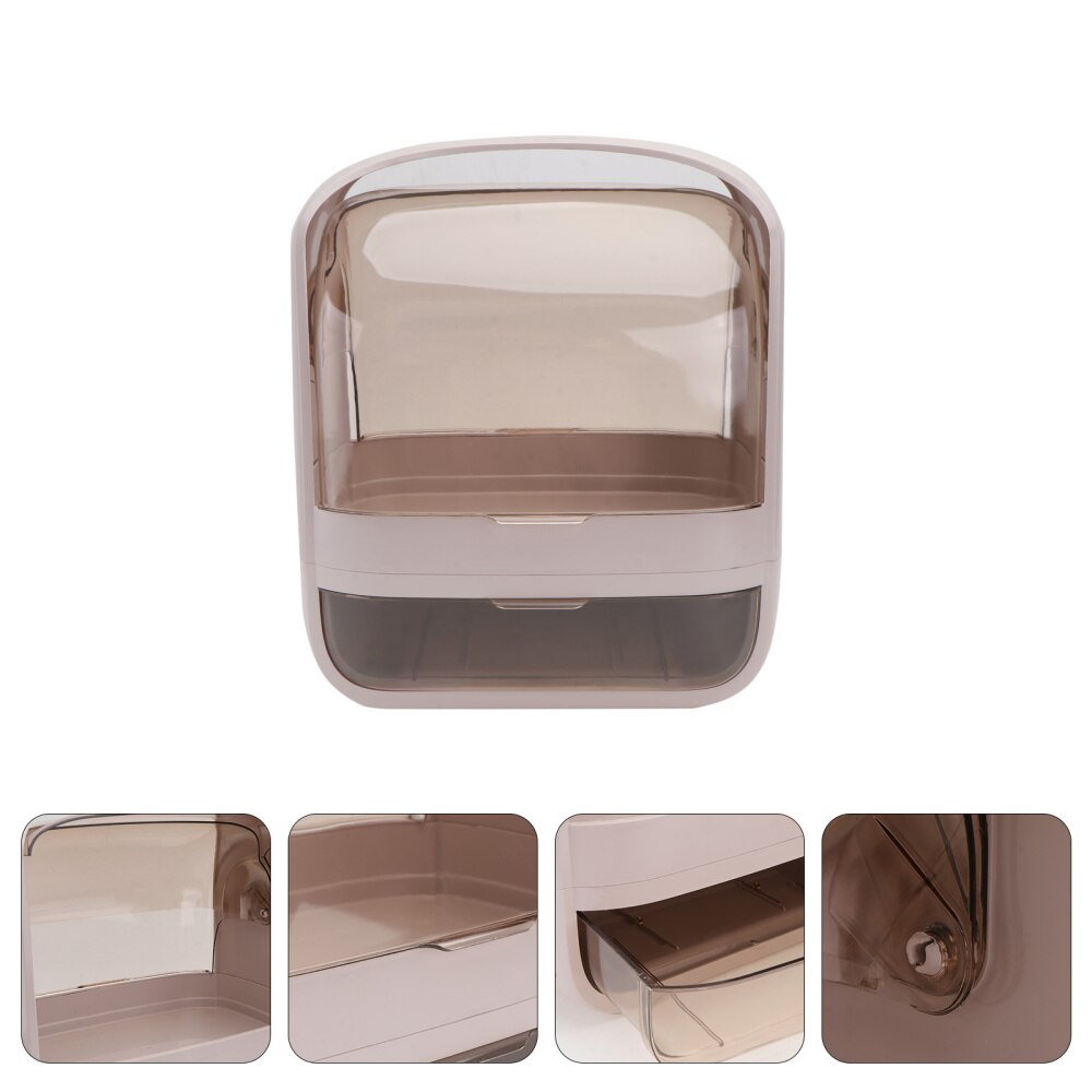 1PC Makeup Storage Organizer Dressing Table Storage Box for Toilet Room Dorm Home