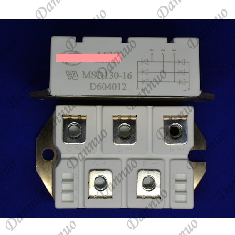 MSD100-16 MSD200-16 MSD75-16 MSD130-16 MSD160-16 Three Phase Rectifier Bridge Module