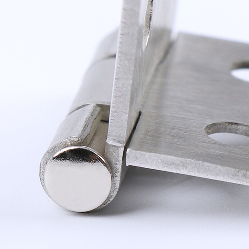 2PCS Table Flap Hinge Stainless Steel Hidden Furniture Folding Screws Supporting 80*30mm Thicken Hinges Cabinet Concealed