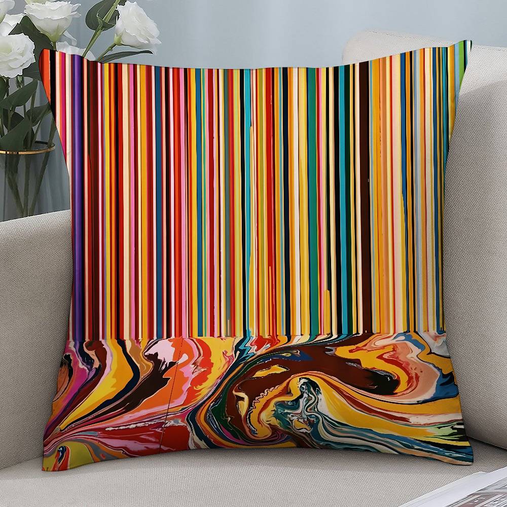 Art P-PaulS-s S-SmithS Pillow Case Short plush Double-sided Print Square Throw Pillow Covers Sofa Home Cushion Decor: 450mm*450mm / WHITE