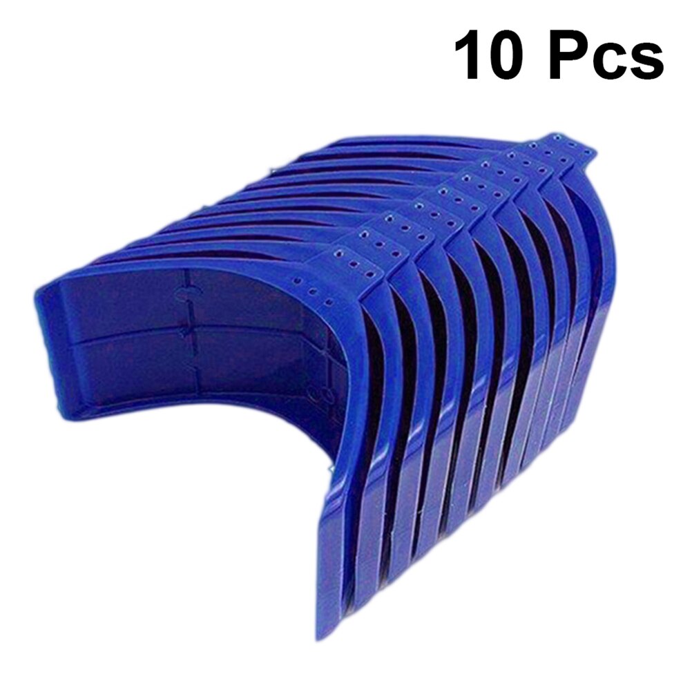 10 pçs de plástico pomba poleiro pomba resto quadro grill habitação poleiros pombo poleiro para suprimentos pássaro (azul)