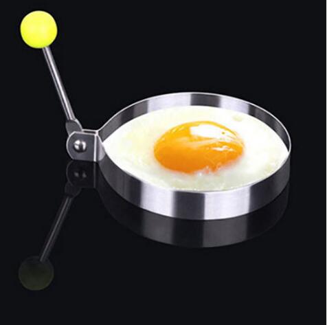 1pc søde omeletter omelet æg stegning skimmel stegt æg shaper ring børn elsker morgenmad madlavning værktøj køkken tilbehøregg skimmel: Rund