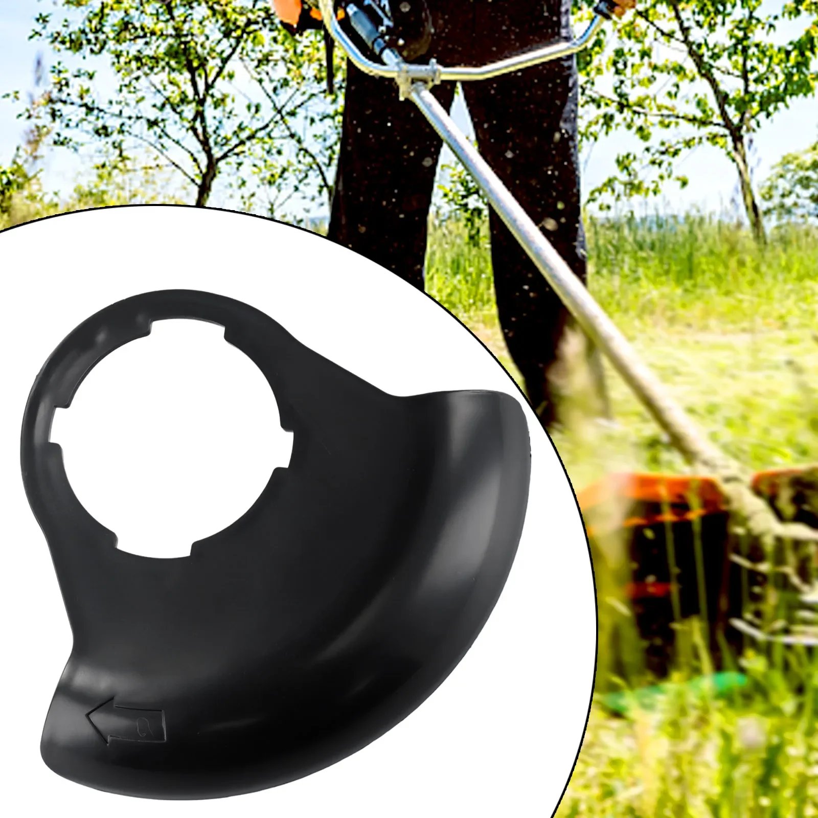 Grässkydd för 12V/24V Elgräsklippare - Skyddsbaffel för Trädgårdstrimmer