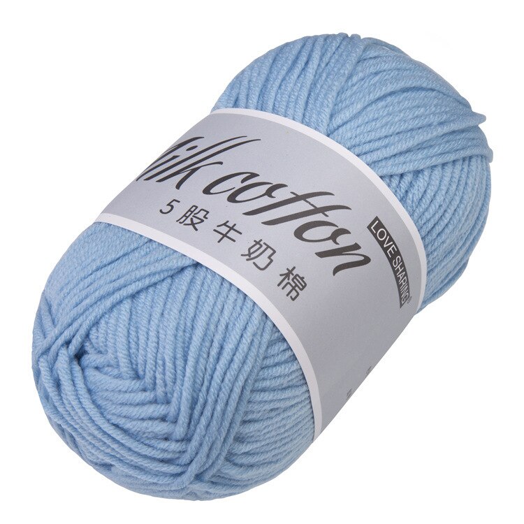 1Pcs 50G Melk Katoenen Garen Comfortabele Wol Gemengd Garen Kleding Naaien Garen Hand Breien Sjaal Hoed Garen Haak breien Garen: 17