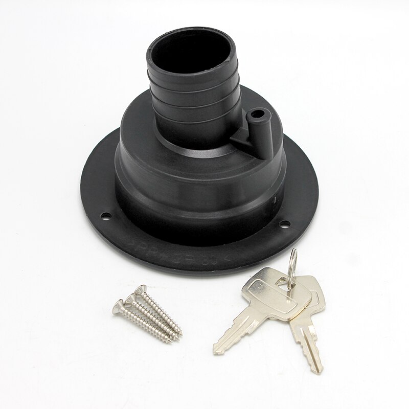 RV fuel tank outer cover gasoline diesel fuel filler port fuel tank cap fuel tank refueling lock