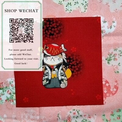 15*15Cm Nieuwjaar Feestelijke Rode Envelop Stof Purse Frame Katoen Canvas Hand Geverfd Stof Decoratieve Schilderkunst