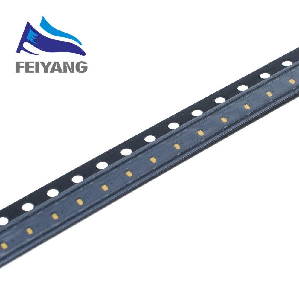 100 st smd smt 0402 1005 led ultra ljus varmvit led lampa ljus