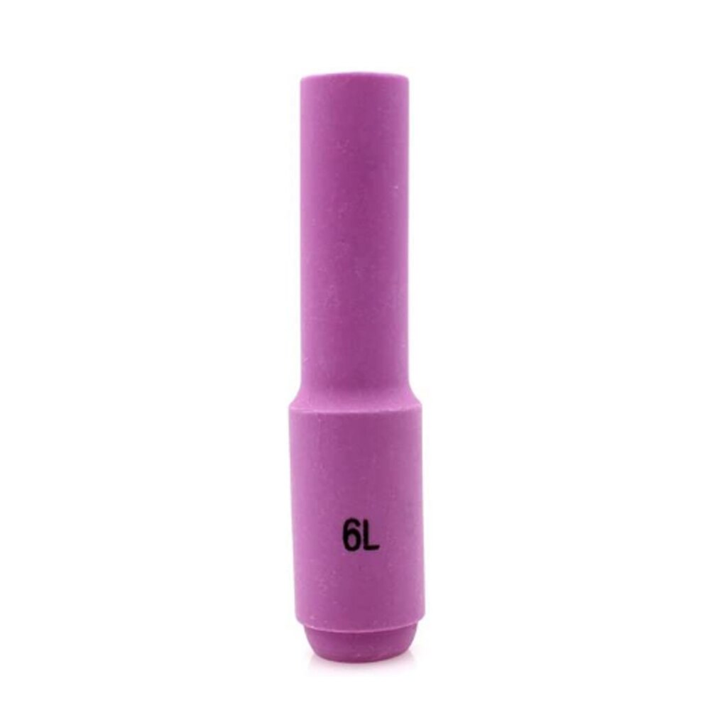 Boquillas TIG Taza de cerámica # 6L para boquilla de alúmina de antorcha Tig WP17 WP18 WP26