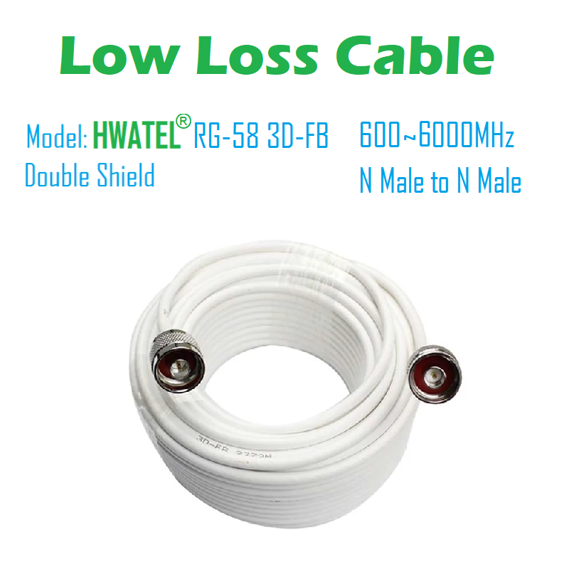 Original HWAWEI LOW LOSS Radio Frequency RF Coaxial Cable RG58 RG-58U Feeder Cable with N Male SMA TS9 CRC9 Connector for Router