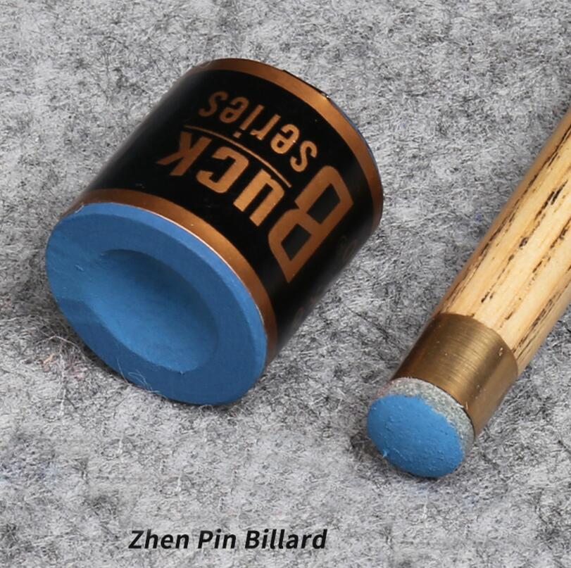 Craies de la série buck, 2 pièces, accessoires de billard, queues de billard, craies faciles à mettre, craies à frottement fin pour snooker