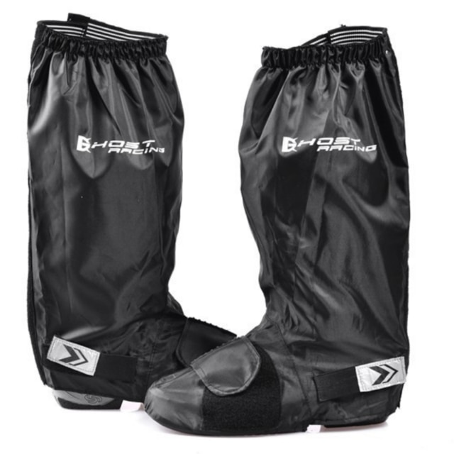 Geist Rennen Wasserdicht Motorrad Fahrrad Schuhe Abdeckungen Mehrweg Anti-Unterhose Regen Schuhe Überschuhe Getriebe Reißverschluss Motorrad Stiefel Abdeckung: M(24.4-26cm)