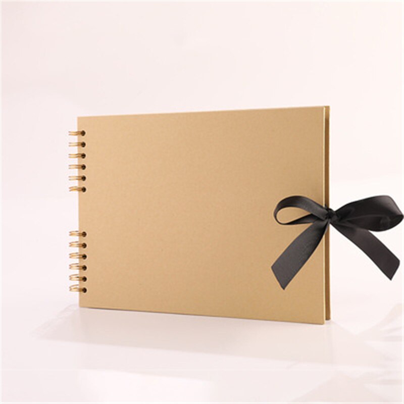 big family handmade DIY paste diy photo album collection photo album handmade souvenir photo album: Kraft paper color