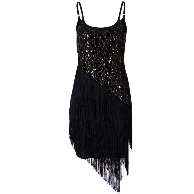 Costume d&#39;été à franges pour femmes, Vintage, années 1920, à volants, Gatsby, vêtements courts de fête, robe de plage à franges