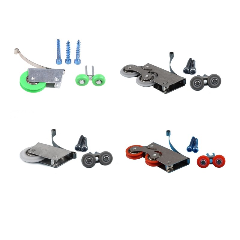 Garderobe Schuifdeur Wielen Rollen Zware Mute Metalen Raam Schuifdeur Lagerrollen Meubels Hardware