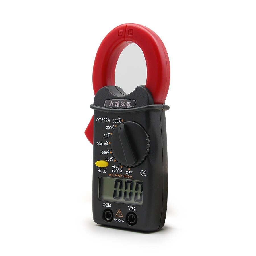 Digital Clamp Meter Mini Ammeter Clamp Multimeter Small Current Meter Voltage Current Resistance Tester