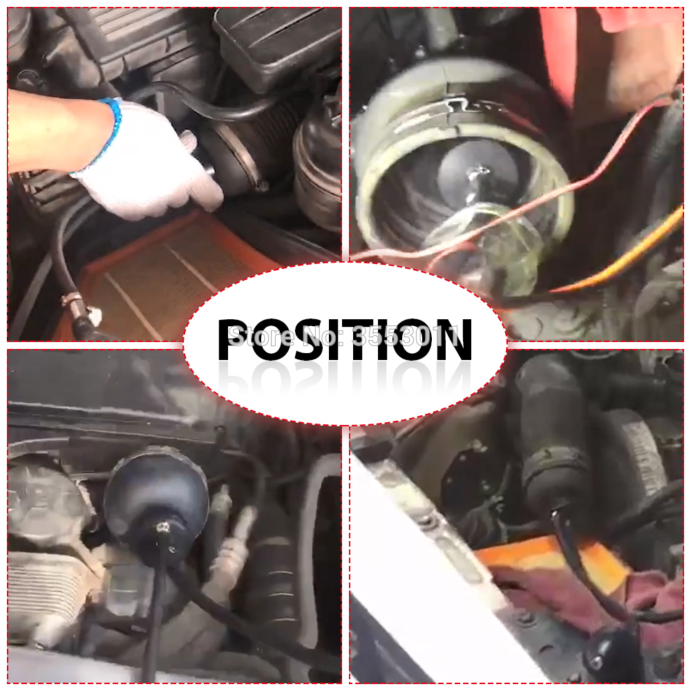 Quick Intake Adaptor Universal Inflatable Block Off Bladder For Car Automobiles Smoke Leak Detector Diagostic Tool Input Air Bag