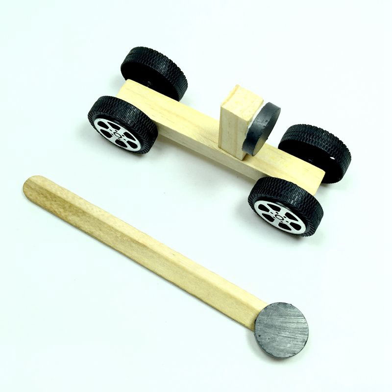 Carro magnético de brinquedo para estudantes, criativo, inven, ciência, tecnologia, física, experimento, educação, faça você mesmo