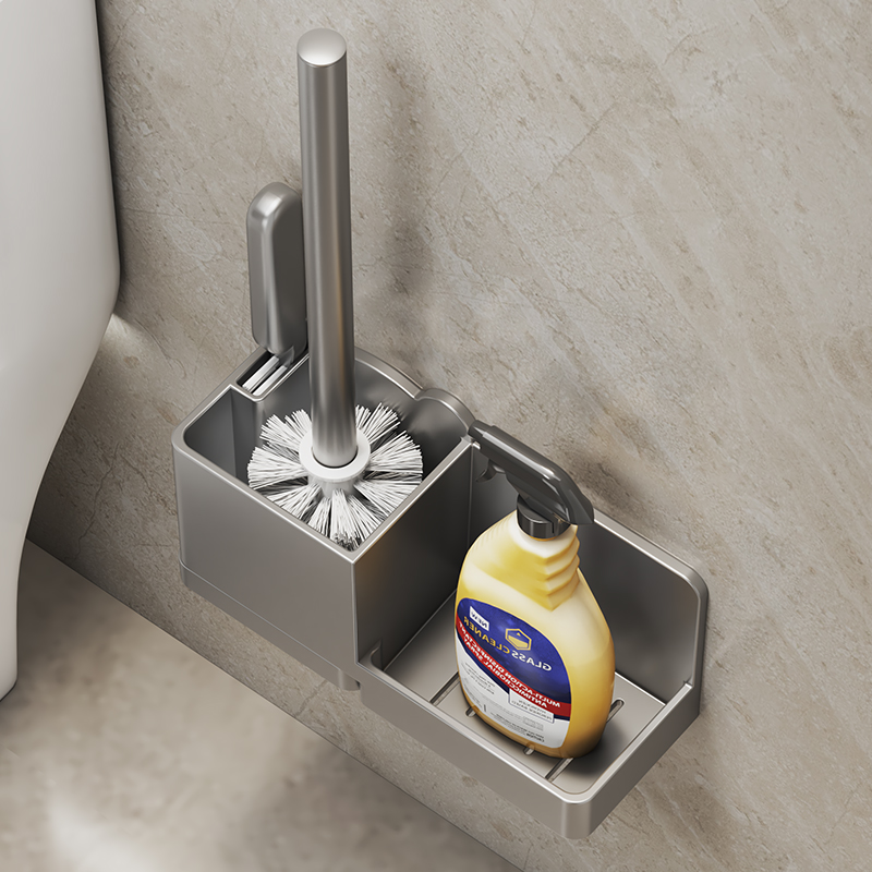 toilet brush household no dead angle wall-mounted toilet brush toilet artifact toilet cleaning toilet brush
