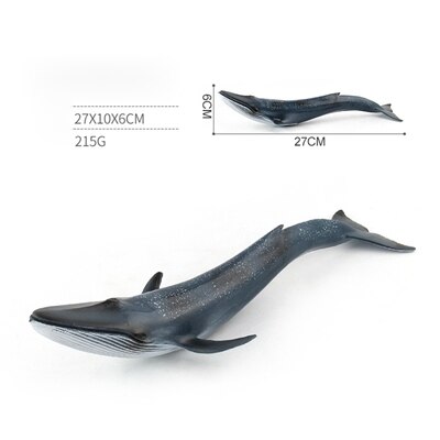 Classic Toys Whales Blue Whales Marine Animal Models Undersea Creatures Killer Sharks Whales Series Whale Toys: A