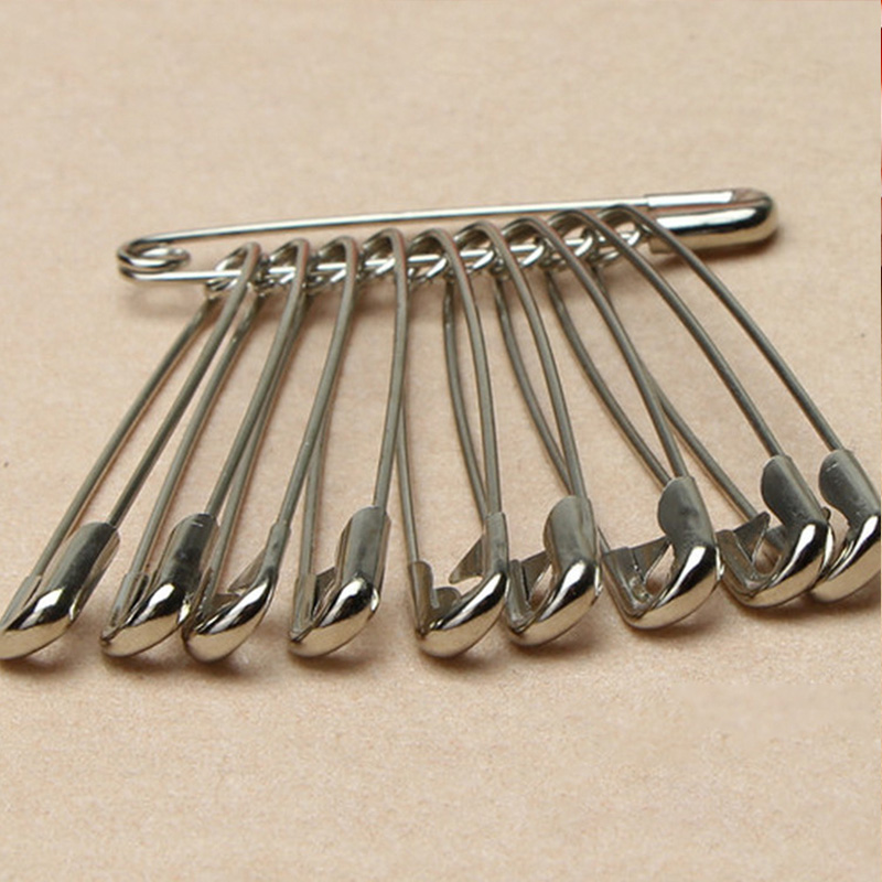 50pcs/Lot Stainless Steel Safety Pins DIY Sewing Tools Accessory Needles Large Safety Pin Small Brooch