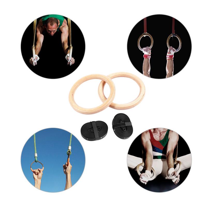 1pc Birch Fitness Rings Non-slip Gymnastics Pull U... – Grandado
