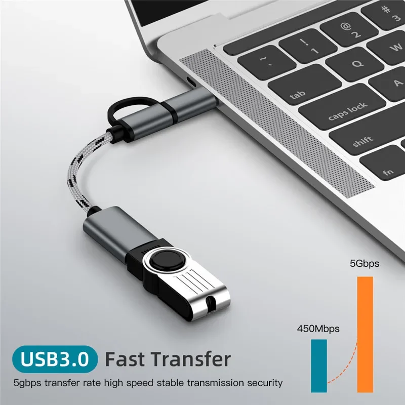 2-in-1 USB 3.0 OTG-Adapterkabel Typ C Mikro USB auf USB 3.0-Schnittstelle Ladekabel Linie für praktisch-Konverter für Mobiltelefon