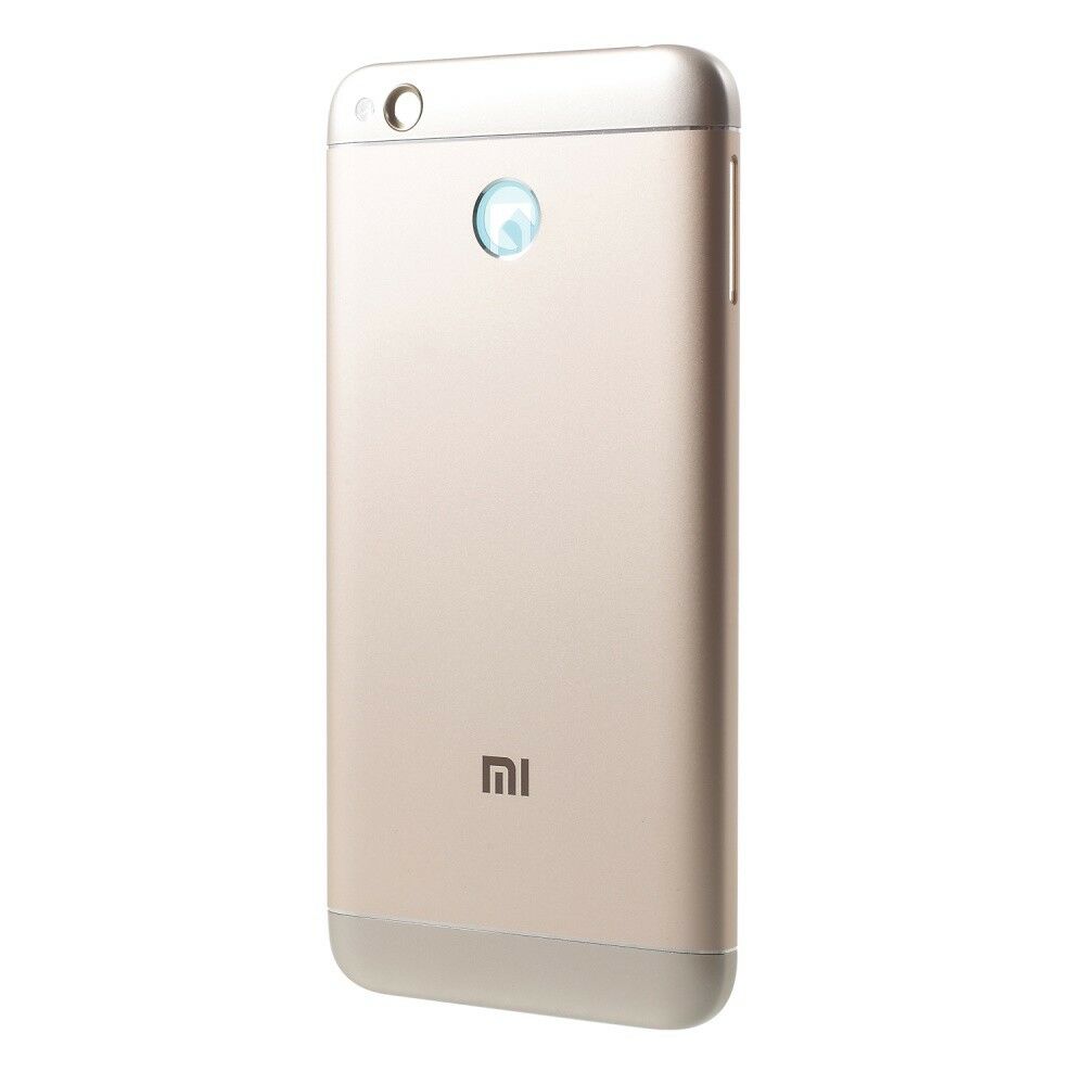 Voor redmi 4x originele achterbatterijklep behuizing + zijknoppen + cameraflitser lens vervanging voor xiaomi redmi 4x