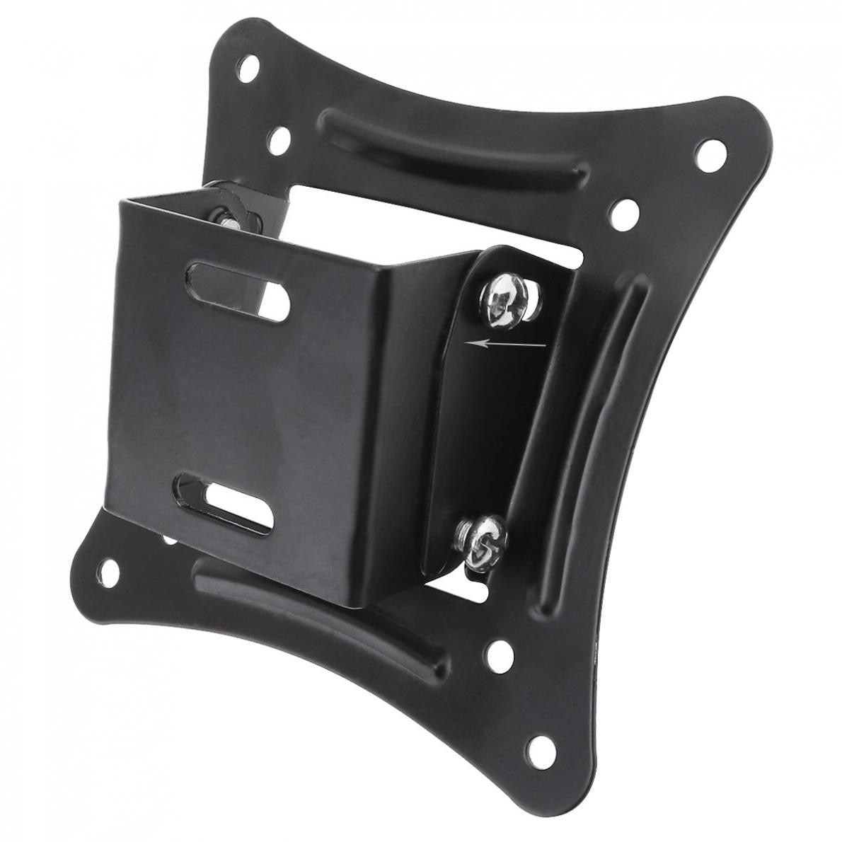 Universel 14-26 pouces LCD moniteur LED écran plat TV Support de montage mural fixe écran plat TV Support de cadre 10 degrés Angle d'inclinaison