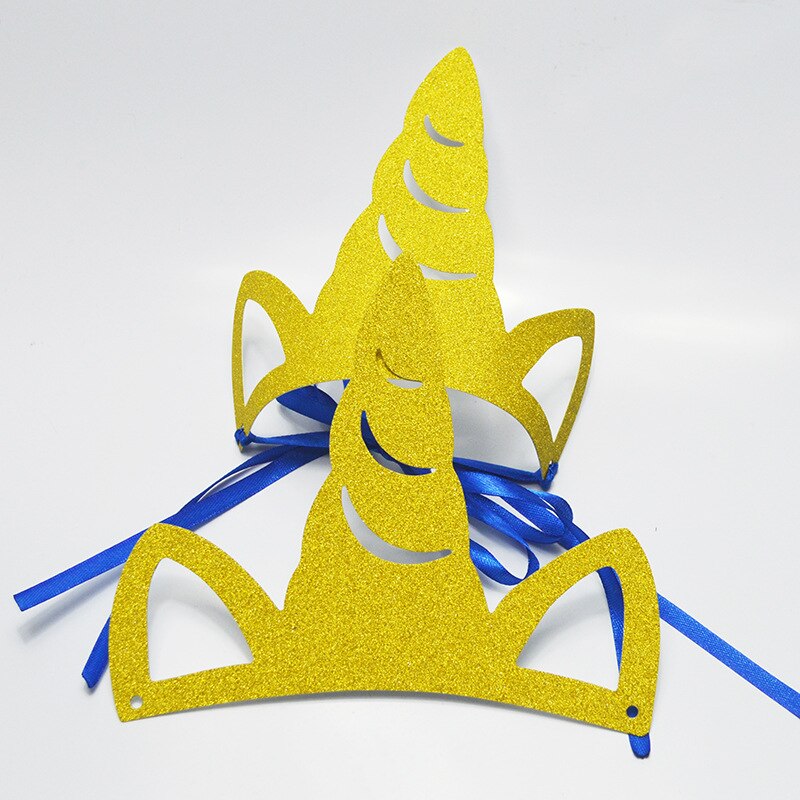 10 pièces couronne licorne anniversaire chapeau Festival fête d'anniversaire fête fournitures licorne fête décoration offre spéciale PT34