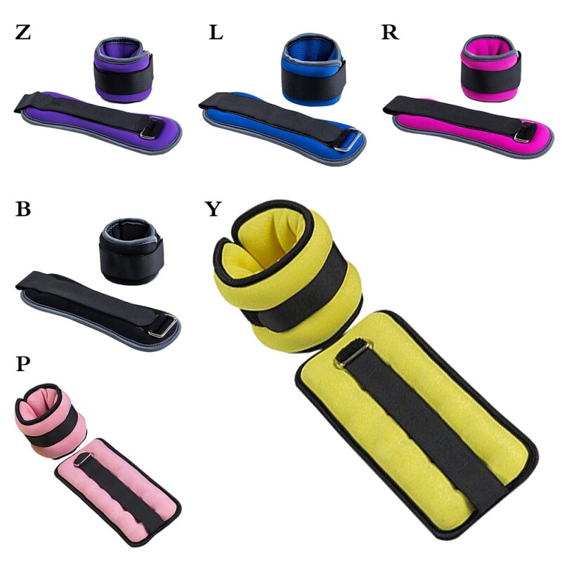 Adjustable Legs Ankle Wrist Sand Bag Weights Training Sandbag Wraps Strength GYM Running MMA Fitness Equipment