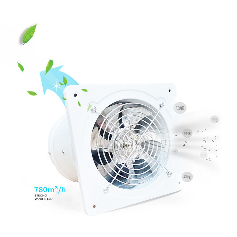 ITAS1268 6 Inches Industrial Exhaust Fan Kitchen Bathroom Restaurant Ventilator Silent High Speed Fan Strong Exhaust Fan 150mm