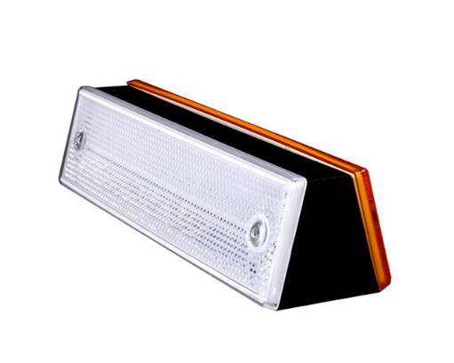 Highway white amber guardrail road reflective delineator,rectangle plastic reflective sheet: white