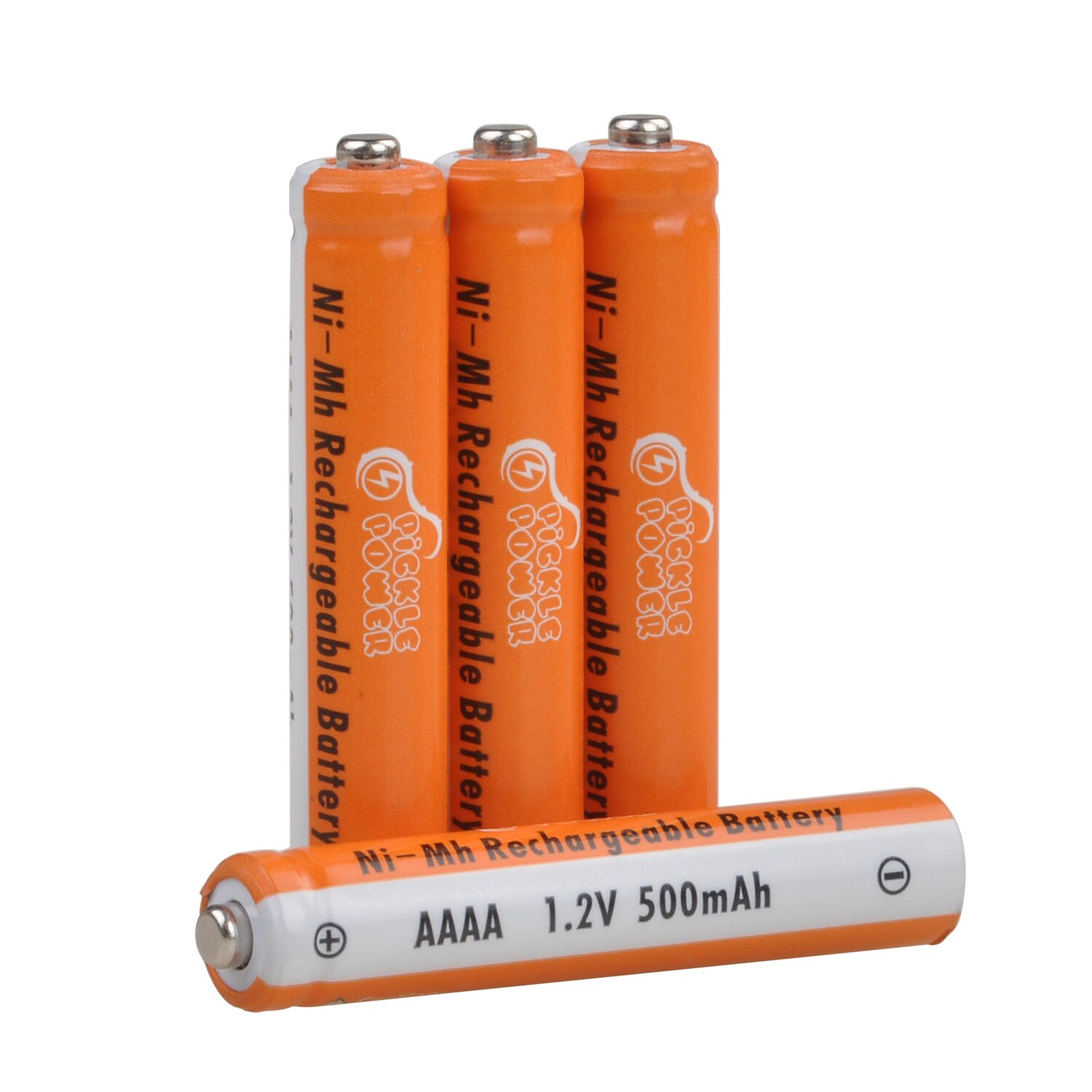 salamoia potenza 500mAh AAAA batteria ricaricabile Ni-MH caricabatterie USB a portato per batteria a stilo attivo con penna di superficie: 4 batteria