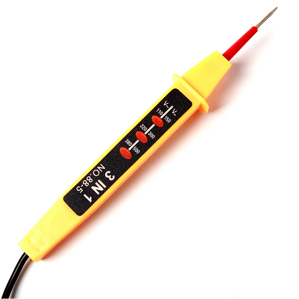 6-380V Voltage Tester 8-In-1 Polarity Current Tester AC Direct Current Voltage Tester 50-500Hz For Direct Current And AC Voltage