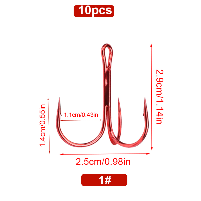 Ami da trekking rossi pesce re 2/0 #-6 # ami da pesca in acqua salata ami da pesca in acciaio ad contralto tenore di carbonio ami ad alta resistenza attrezzatura da pesca: Rosso