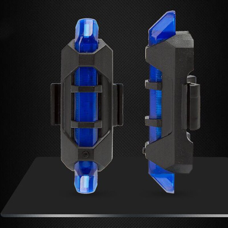 Smart Sensing Fahrrad Licht Lampe Wasserdichte LED Lade Sicherheit Warnung Radfahren Rücklicht Mountainbike Hinten Licht Zubehör: Blau