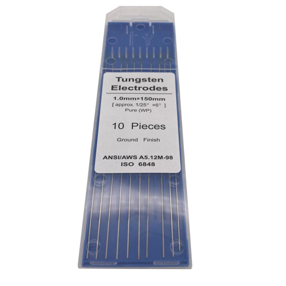 1 Pack Ground Finish Durable Ceriated WT20 Welding Electrode for Arc Welding: Silver 6