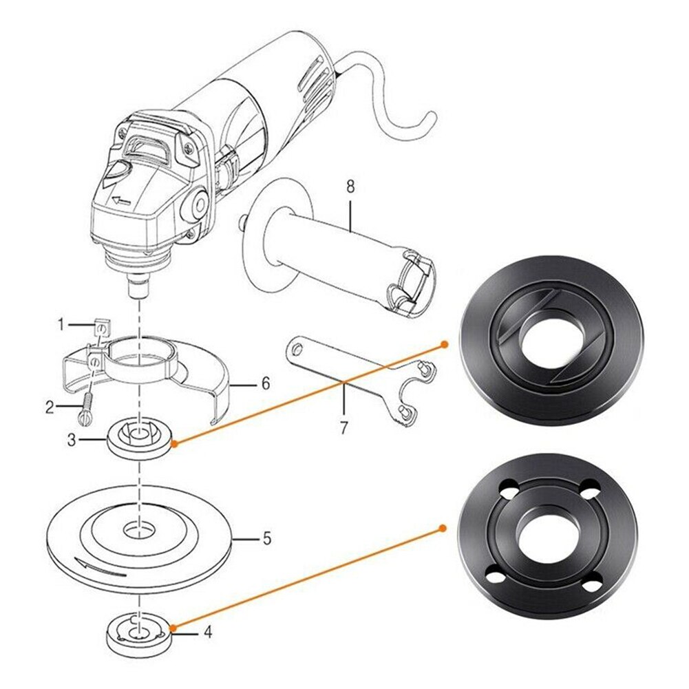 Inner Flange Nut Flange For Dewalt Ryobi 224399-1 ... – Vicedeal