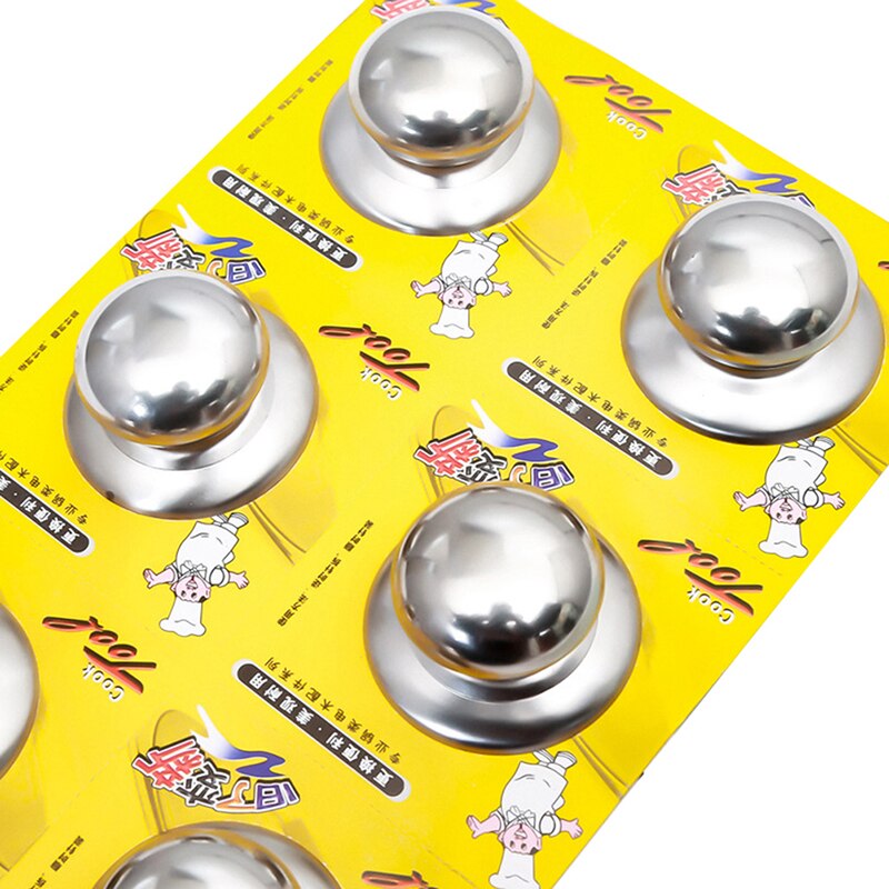 1Pcs Metal/Plastic Cookware Pot Pan Deksel Vervanging Hand Grip Cover Knop Handvat Voor Keuken Circulaire Holding Knop