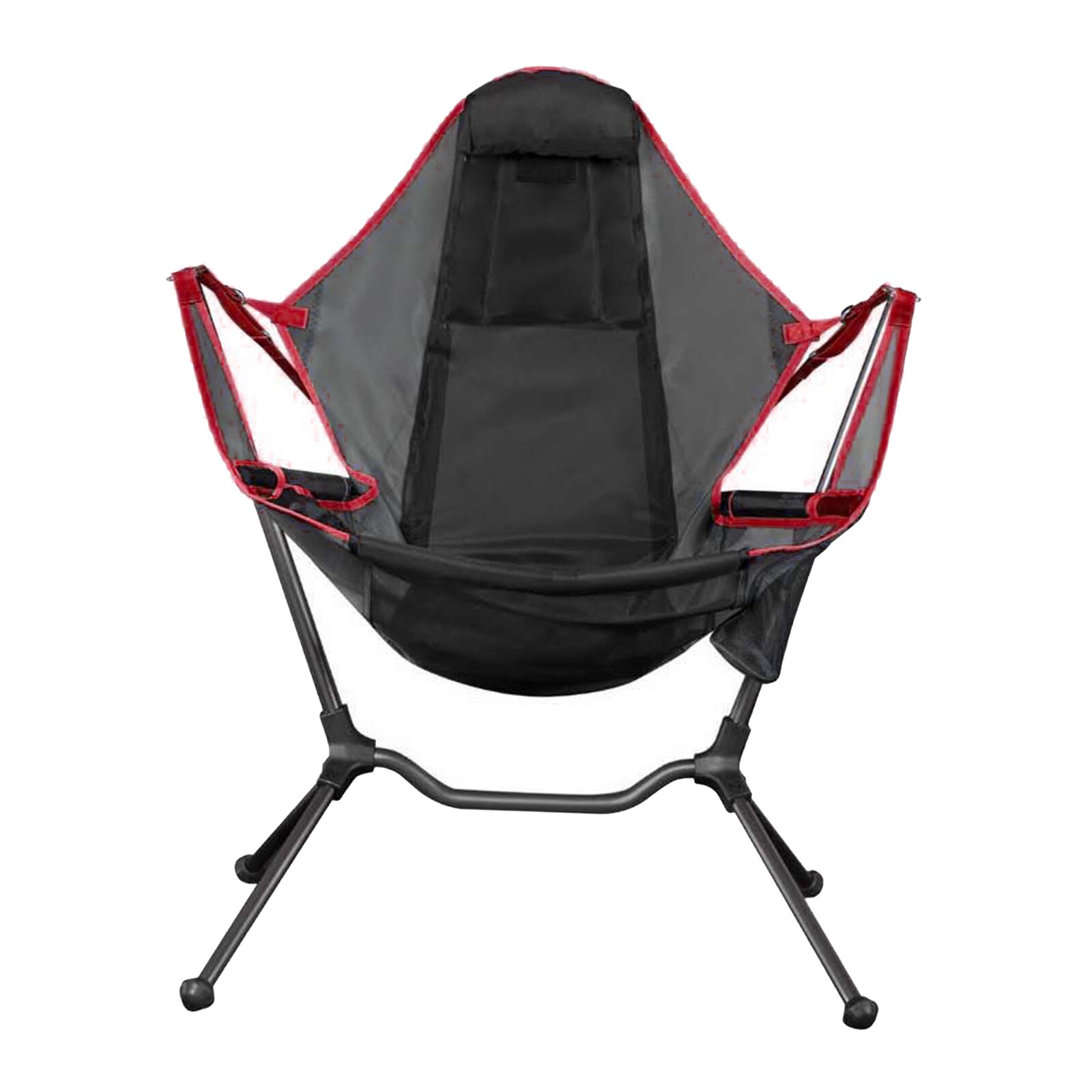 Draagbare Schommelstoel Outdoor Camping Opvouwbare Seat Telefoon Houder Voor Wandelen Bbq Picknick Backpacken Vissen: Red