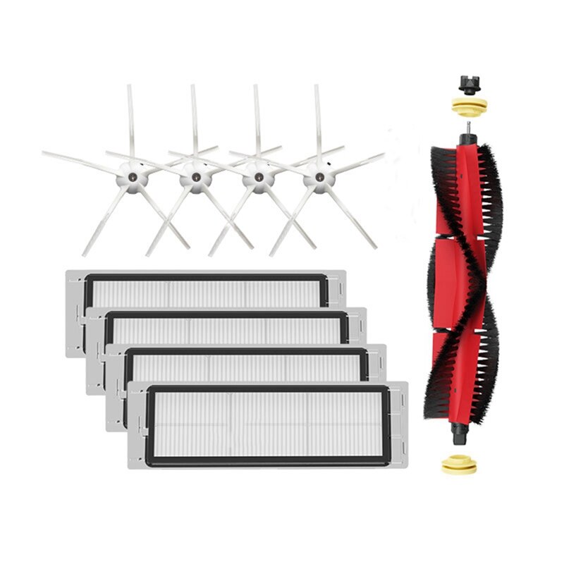 Comprar 1 conjunto de filtro de escova lateral para aspirador de pó robótico Lidl SilverCrest Comprar 1 conjunto de filtro de escova lateral para aspirador de pó robótico Lidl SilverCrest