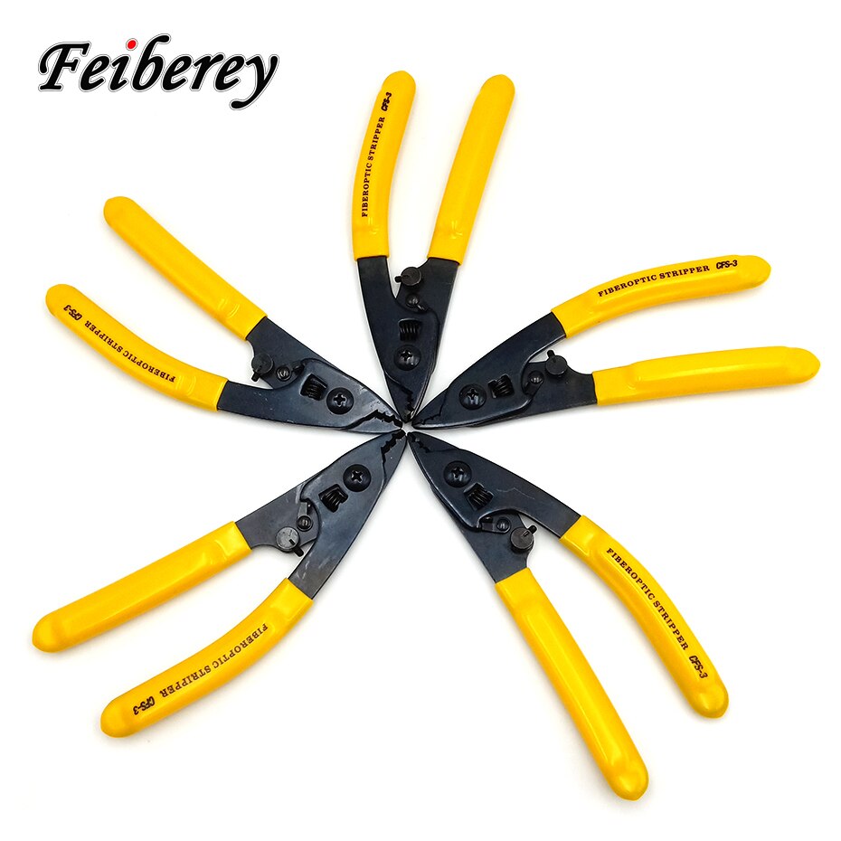 5 pcs CFS-3 CFS-2 CFS 2 3 FTTH Optical Fiber Stripping Tool Plier Fiber Optic Stripping Wire Stripper Fiber Optic Cable Stripper