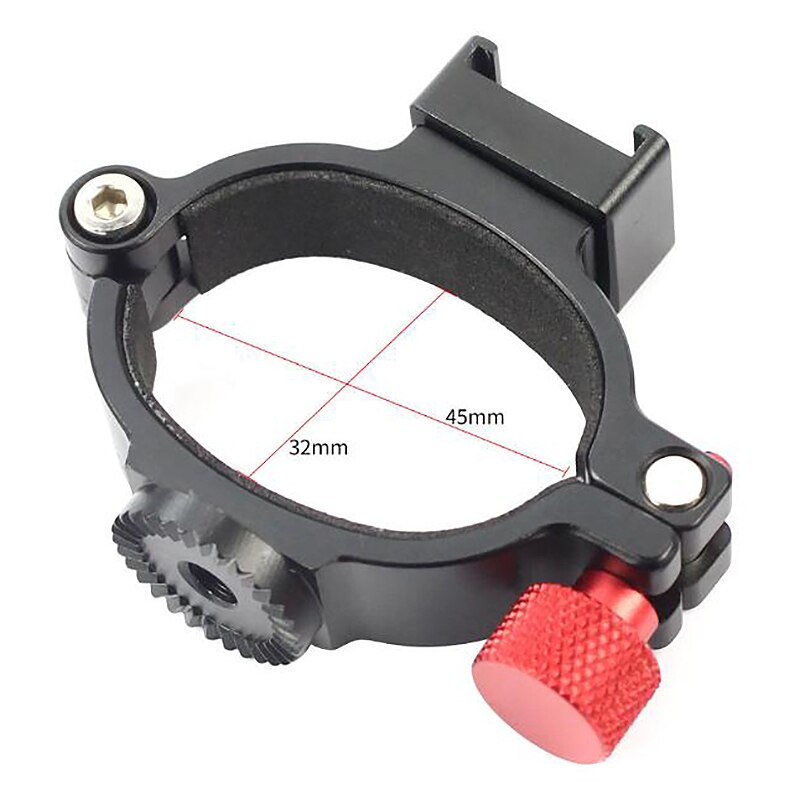 Cnc 1/4 Draad Uitbreiding Mount Ring Shoe Adapter Statief Houder Voor Dji OSMO2 Pocket Stabilizer Draagbare Handheld Gimbal Deel