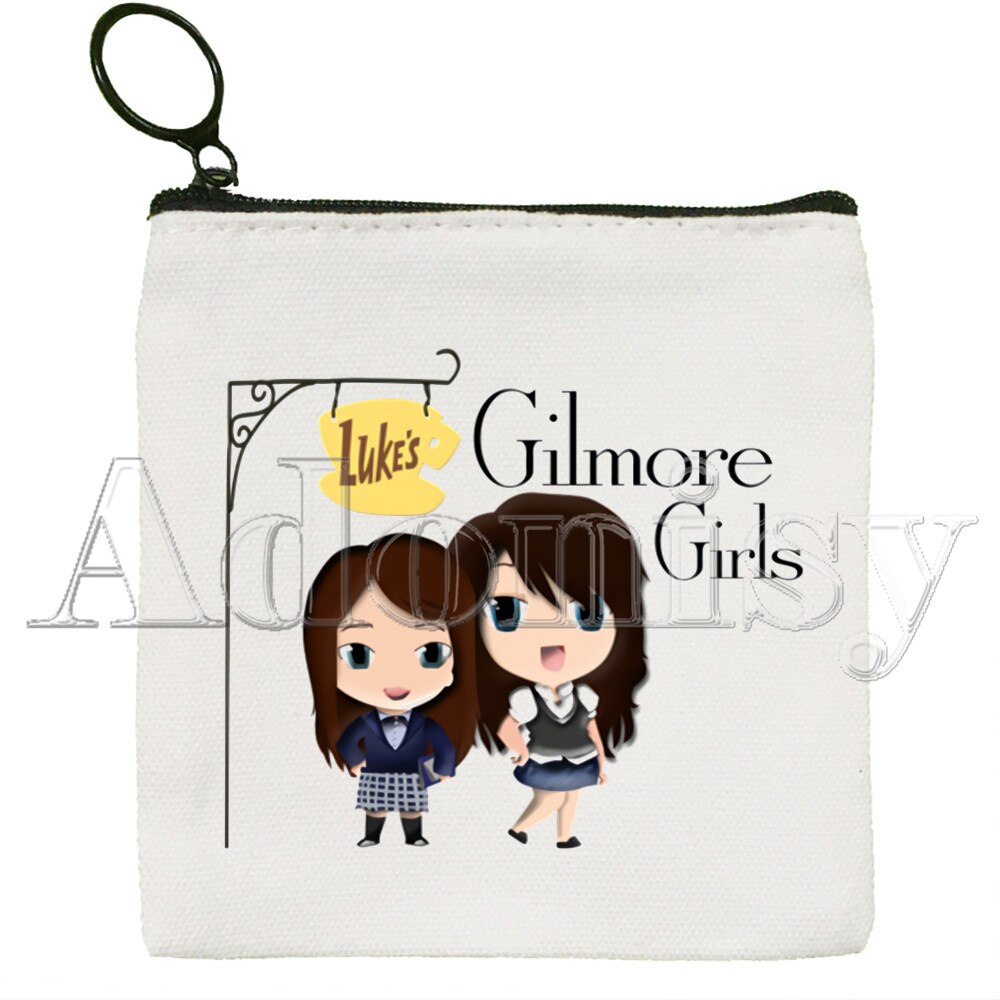 Gilmore Mädchen Koreanischen Stil Cartoon Gedruckt Leinwand Tasche Leinwand Einfache und Modische Lagerung Tasche