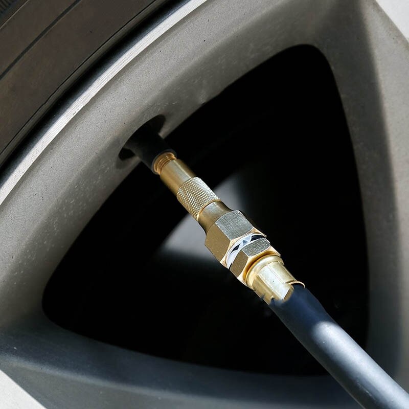 Digital däckinflator luftkompressor pump tryckmätare snabbkoppling tillbehör lastbil bil motorcykel